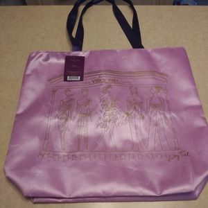 Vicky Tiel - Paris tote bag NWT in lavender with gold accents